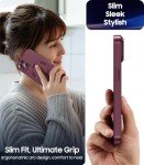 LEKEVO MagSafe Slim iPhone 14 Case - Burgundy