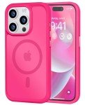 Hot Pink Magnetic iPhone 14 Pro Case with Protection