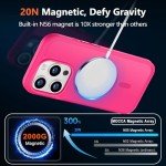 Hot Pink Magnetic iPhone 14 Pro Case with Protection