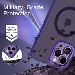 BENTOBEN Dark Purple MagSafe iPhone 14 Pro Case