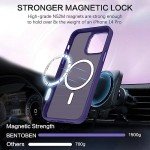 BENTOBEN Dark Purple MagSafe iPhone 14 Pro Case