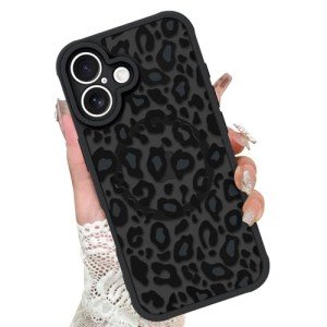 Leopard Print MagSafe Case for iPhone 16