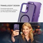 BENTOBEN Dark Purple MagSafe iPhone 14 Pro Case