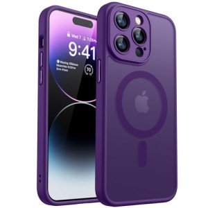Magnetic iPhone 14 Pro Case - Deep Purple