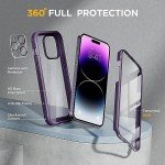 Miracase iPhone 14 Pro Clear Bumper Case