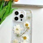 LSEEKA iPhone 14 Pro Clear Case with Flowers
