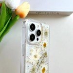 LSEEKA iPhone 14 Pro Clear Case with Flowers
