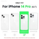 iPhone 14 Pro Slim Liquid Silicone Case - Black