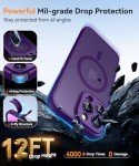Magnetic iPhone 14 Pro Case - Deep Purple
