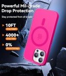 Hot Pink Magnetic iPhone 14 Pro Case - Slim & Shockproof