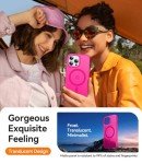 Hot Pink Magnetic iPhone 14 Pro Case - Slim & Shockproof