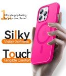 Hot Pink Magnetic iPhone 14 Pro Case - Slim & Shockproof