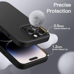 JETech Soft Silicone Case for iPhone 14 Pro Max