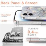 Shiny Silver Butterfly iPhone 16 Case - Slim & Cute