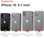 Shiny Silver Butterfly iPhone 16 Case - Slim & Cute