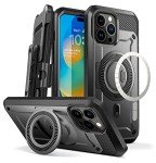 iPhone 14 Pro Max Case with Stand & Protector