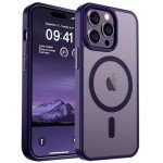 Supfine Magnetic iPhone 14 Pro Max Case - Matte Purple