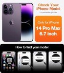 TORRAS Magnetic Kickstand Case for iPhone 14 Pro Max