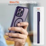Supfine Magnetic iPhone 14 Pro Max Case - Matte Purple