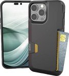 Smartish iPhone 14 Pro Max Wallet Case - Black