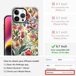 MOSNOVO iPhone 14 Pro Max Clear Bumper Case