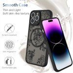 AIGOMARA Floral iPhone 14 Pro Max Case