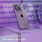 Sparkly Clear Phone Case for iPhone 14 Pro Max