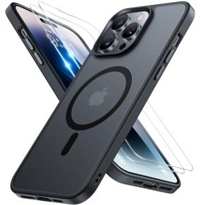 Miracase Magnetic iPhone 14 Pro Max Case - Black