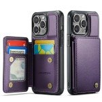 Vinich iPhone 14 Pro Max Wallet Case – Purple