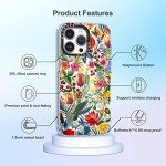 MOSNOVO iPhone 14 Pro Max Clear Bumper Case