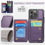 Vinich iPhone 14 Pro Max Wallet Case – Purple