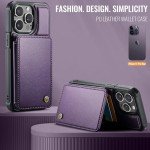 Vinich iPhone 14 Pro Max Wallet Case – Purple