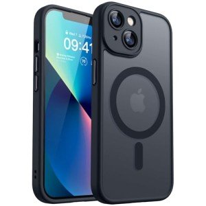 CANSHN Magnetic Phone Case for iPhone 13 - Black
