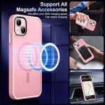 Mocca Magnetic iPhone 13 Case, Pink Slim Fit