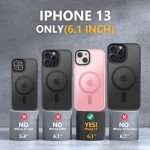 Mocca Magnetic iPhone 13 Case, Pink Slim Fit