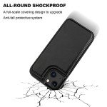 iPhone 13 Wallet Case with Card Holder - Black