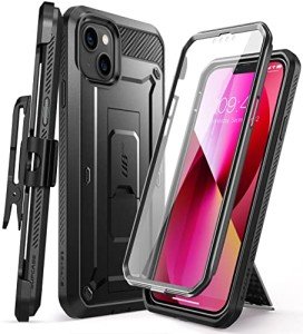 SUPCASE iPhone 13 Case with Kickstand & Clip
