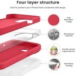 Vooii iPhone 13 Liquid Silicone Case - Red