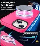 Hot Pink Magnetic Phone Case for iPhone 13