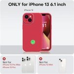 Vooii iPhone 13 Liquid Silicone Case - Red