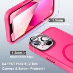 Hot Pink Magnetic Phone Case for iPhone 13