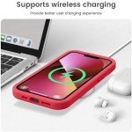 Vooii iPhone 13 Liquid Silicone Case - Red