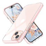 Pink Slim Clear iPhone 13 Shockproof Case