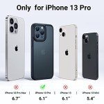 Tough Shockproof iPhone 13 Pro Case - Translucent Black