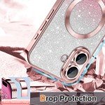 Hython Clear Glitter MagSafe iPhone 16 Case