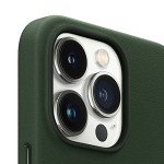 Sequoia Green Leather Case for iPhone 13 Pro