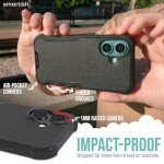 Smartish iPhone 16 Magnetic Protective Case - Black