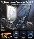 TORRAS Magnetic Stand Case for iPhone 13 Pro