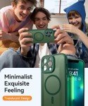 CANSHN Magnetic iPhone 13 Pro Case - Deep Green