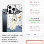 MOSNOVO Clear TPU Case for iPhone 16 Pro